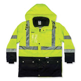 Glowear 8388 Class 3/2 Hi-vis Thermal Jacket Kit, 4x-large, Lime, Ships In 1-3 Business Days
