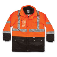 Glowear 8388 Class 3/2 Hi-vis Thermal Jacket Kit, Medium, Orange, Ships In 1-3 Business Days