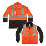 Glowear 8388 Class 3/2 Hi-vis Thermal Jacket Kit, 2x-large, Orange, Ships In 1-3 Business Days