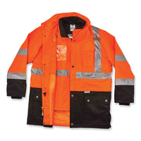 Glowear 8388 Class 3/2 Hi-vis Thermal Jacket Kit, 3x-large, Orange, Ships In 1-3 Business Days