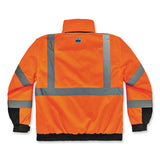 Glowear 8381 Class 3 Hi-vis 4-in-1 Quilted Bomber Jacket, Orange, X-large, Ships In 1-3 Business Days