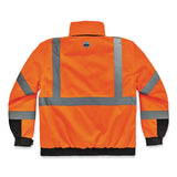 Glowear 8381 Class 3 Hi-vis 4-in-1 Quilted Bomber Jacket, Orange, 4x-large, Ships In 1-3 Business Days