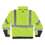 Glowear 8381 Class 3 Hi-vis 4-in-1 Quilted Bomber Jacket, Lime, Small, Ships In 1-3 Business Days