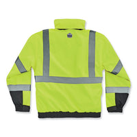 Glowear 8381 Class 3 Hi-vis 4-in-1 Quilted Bomber Jacket, Lime, Large, Ships In 1-3 Business Days