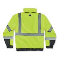 Glowear 8381 Class 3 Hi-vis 4-in-1 Quilted Bomber Jacket, Lime, X-large, Ships In 1-3 Business Days