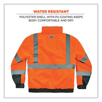 Glowear 8377 Class 3 Hi-vis Quilted Bomber Jacket, Orange, Small, Ships In 1-3 Business Days