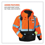 Glowear 8377 Class 3 Hi-vis Quilted Bomber Jacket, Orange, Large, Ships In 1-3 Business Days