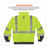 Glowear 8377 Class 3 Hi-vis Quilted Bomber Jacket, Lime, X-large, Ships In 1-3 Business Days