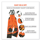 Glowear 8928 Class E Hi-vis Insulated Bibs, Small, Orange, Ships In 1-3 Business Days