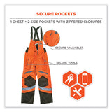 Glowear 8928 Class E Hi-vis Insulated Bibs, Small, Orange, Ships In 1-3 Business Days