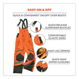 Glowear 8928 Class E Hi-vis Insulated Bibs, X-large, Orange, Ships In 1-3 Business Days