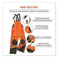 Glowear 8928 Class E Hi-vis Insulated Bibs, 3x-large, Orange, Ships In 1-3 Business Days