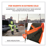 Glowear 8928 Class E Hi-vis Insulated Bibs, 3x-large, Orange, Ships In 1-3 Business Days