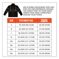 Glowear 8377ev Non-certified Hi-vis Quilted Bomber Jacket, Black, Medium, Ships In 1-3 Business Days