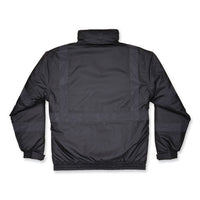 Glowear 8377ev Non-certified Hi-vis Quilted Bomber Jacket, Black, Medium, Ships In 1-3 Business Days