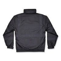 Glowear 8377ev Non-certified Hi-vis Quilted Bomber Jacket, Black, X-large, Ships In 1-3 Business Days