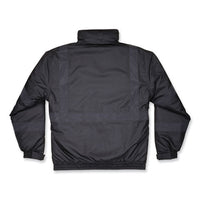 Glowear 8377ev Non-certified Hi-vis Quilted Bomber Jacket, Black, 5x-large, Ships In 1-3 Business Days