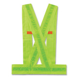 Glowear 8140ba Class 1 Breakaway Sash, Polyester, Medium/large, Lime