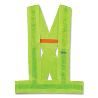 Glowear 8140ba Class 1 Breakaway Sash, Polyester, 3x-large Plus, Lime