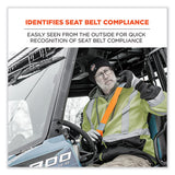 Glowear 8004 Hi-vis Seat Belt Cover, 6" X 18.5", Orange, Ships In 1-3 Business Days