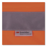 Glowear 8008 Class E Hi-vis Leg Gaiters, Polyester With Polyurethane Coating, One Size Fits Most, Orange