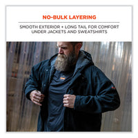 N-ferno 6436 Long Sleeve Lightweight Base Layer Shirt, X-large, Black, Ships In 1-3 Business Days