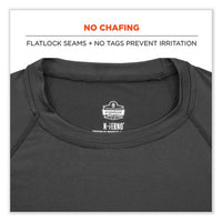 N-ferno 6436 Long Sleeve Lightweight Base Layer Shirt, 2x-large, Black, Ships In 1-3 Business Days