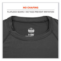 N-ferno 6436 Long Sleeve Lightweight Base Layer Shirt, 3x-large, Black, Ships In 1-3 Business Days