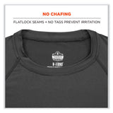 N-ferno 6436 Long Sleeve Lightweight Base Layer Shirt, 3x-large, Black, Ships In 1-3 Business Days