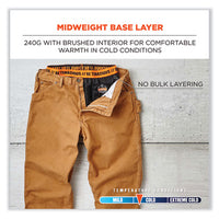 N-ferno 6480 Midweight Base Layer Pants - 240 G, Large, Black, Ships In 1-3 Business Days