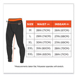 N-ferno 6480 Midweight Base Layer Pants - 240 G, 3x-large, Black, Ships In 1-3 Business Days