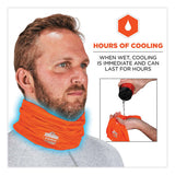 Chill-its 6487 Cooling Performance Knit Multi-band, Polyester/spandex, One Size, Hi-vis Orange, Ships In 1-3 Business Days