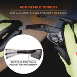 Skullerz Dellenger Anti-scratch/enhanced Anti-fog Safety Glasses, Adj Temple/black Frame,smoke Polylens,ships In 1-3 Bus Days