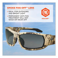 Skullerz Odin Safety Glasses, Kryptek Highlander Nylon Impact Frame, Anti-fog Smoke Polycarb Lens, Ships In 1-3 Business Days