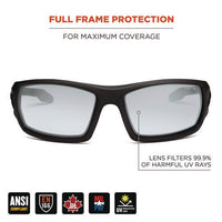 Skullerz Odin Anti-scratch/enhanced Anti-fog Safety Glasses,black Frame, In/outdoor Polycarbonate Lens, Ships In 1-3 Bus Days