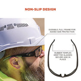 Skullerz Thor Anti-scratch And Enhanced Anti-fog Safety Glasses, Black Frame, Clear Polycarbonate Lens, Ships In 1-3 Bus Days