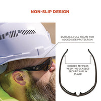 Skullerz Thor Anti-scratch And Enhanced Anti-fog Safety Glasses, Black Frame, Smoke Polycarbonate Lens, Ships In 1-3 Bus Days