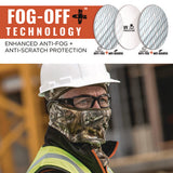 Skullerz Thor Anti-scratch/enhanced Anti-fog Safety Glasses, Black Frame, In/outdoor Polycarbonate Lens,ships In 1-3 Bus Days