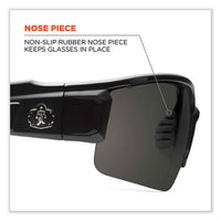Skullerz Dagr Safety Glasses, Black Nylon Impact Frame, Anti-fog Smoke Polycarbonate Lens, Ships In 1-3 Business Days