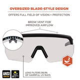 Skullerz Aegir Anti-scratch/enhanced Anti-fog Safety Glasses, Black Frame, Clear Polycarbonate Lens, Ships In 1-3 Bus Days
