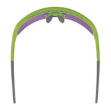 Skullerz Aegir Safety Glasses, Mirrored Lenses, Lime Nylon Frame, Purple Mirror Polycarbonate Lens, Ships In 1-3 Bus Days