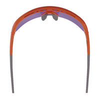 Skullerz Aegir Anti-scratch/anti-fog Safety Glasses, Orange Nylon Frame, Purple Mirror Lens, Ships In 1-3 Bus Days