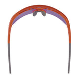 Skullerz Aegir Anti-scratch/anti-fog Safety Glasses, Orange Nylon Frame, Purple Mirror Lens, Ships In 1-3 Bus Days
