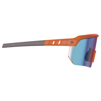 Skullerz Aegir-afaspm Anti-scratch And Enhanced Anti-fog Safety Glasses, Orange Frame, Blue Mirror Polycarb Lens