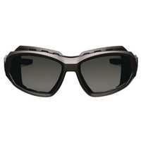 Skullerz Loki Anti-scratch/anti-fog Convert Safety Spoggles, Strap, Matte Black Frame,smoke Poly Lens, Ships In 1-3 Bus Days