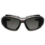 Skullerz Loki Anti-scratch/anti-fog Convert Safety Spoggles, Strap, Matte Black Frame,smoke Poly Lens, Ships In 1-3 Bus Days