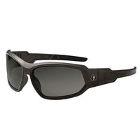 Skullerz Loki Anti-scratch/anti-fog Convert Safety Spoggles, Strap, Matte Black Frame,smoke Poly Lens, Ships In 1-3 Bus Days