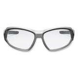 Skullerz Loki Safety Glasses/goggles, Matte Gray Nylon Impact Frame, Clear Polycarbonate Lens, Ships In 1-3 Business Days