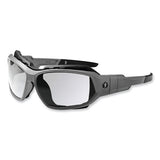 Skullerz Loki Safety Glasses/goggles, Matte Gray Nylon Impact Frame, Clear Polycarbonate Lens, Ships In 1-3 Business Days