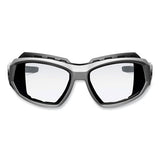 Skullerz Loki Safety Glasses/goggles, Matte Gray Nylon Impact Frame, Clear Polycarbonate Lens, Ships In 1-3 Business Days